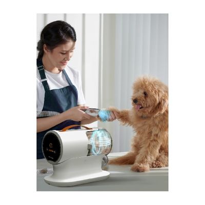Spazzola per aspirapolvere 5 in 1 Kit per toelettatura animali domestici 600W Soffiatore per animali domestici per cani e gatti