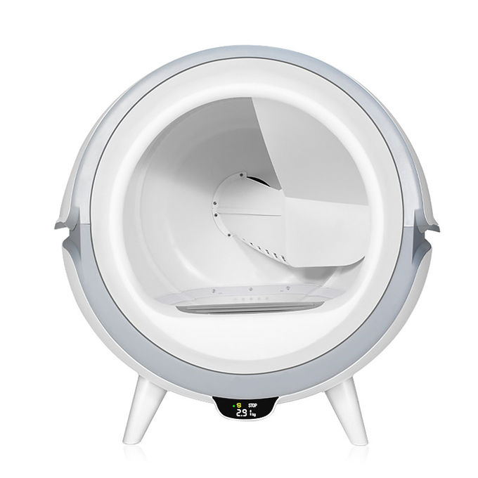 cestino per i rifiuti automatico astuto dell'animale domestico di potere stimato 6W con capacità elevata 75L 1