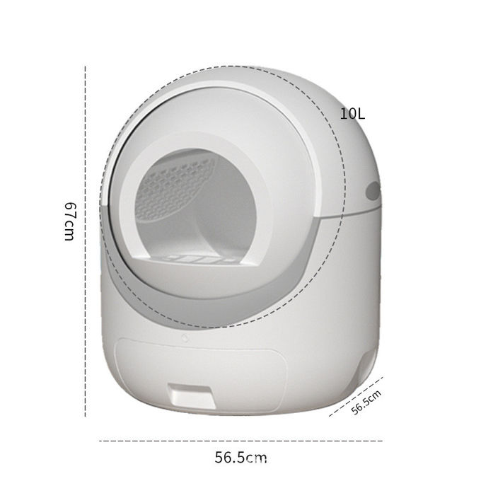 WiFi ha permesso al monitoraggio a distanza ed alle notifiche di controllo astuto di Cat Litter Box With Odor 0