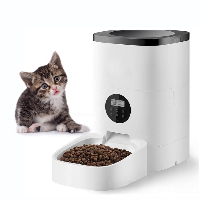 Alimentazione elettrica doppia automatica del contenitore di alimento di acciaio inossidabile dell'alimentatore 2.8L dell'animale domestico del ODM 0