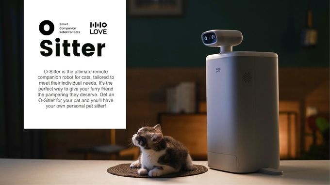 Macchina fotografica astuta dello zoom dell'alimentatore/4X Digital di Cat Robot With 2.5L dell'animale domestico del compagno 0