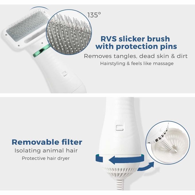 Cane di vuoto che governa la macchina governare dei peli di cane del bottone di Kit Pets Hair Vacuum Rotary 0