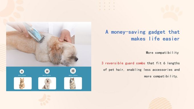 5 multi nei prodotti Cat Dog Pet Grooming Kit 1 governare dell'animale domestico con aspirazione di vuoto 2